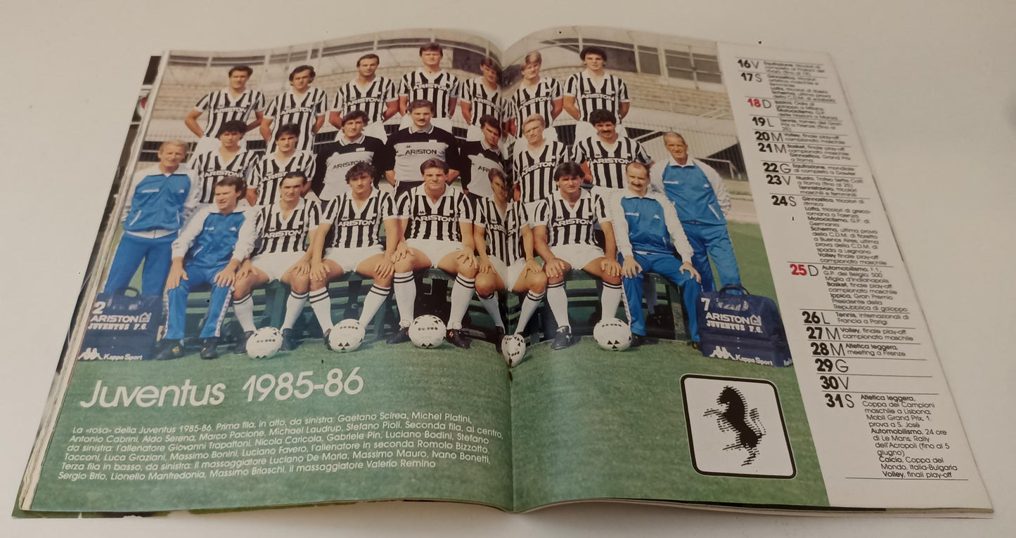 LC- GUERIN SPORTIVO N.4/5 1986 SPECIALE SCUDETTO JUVE 22 JUVENTUS - RVSa146