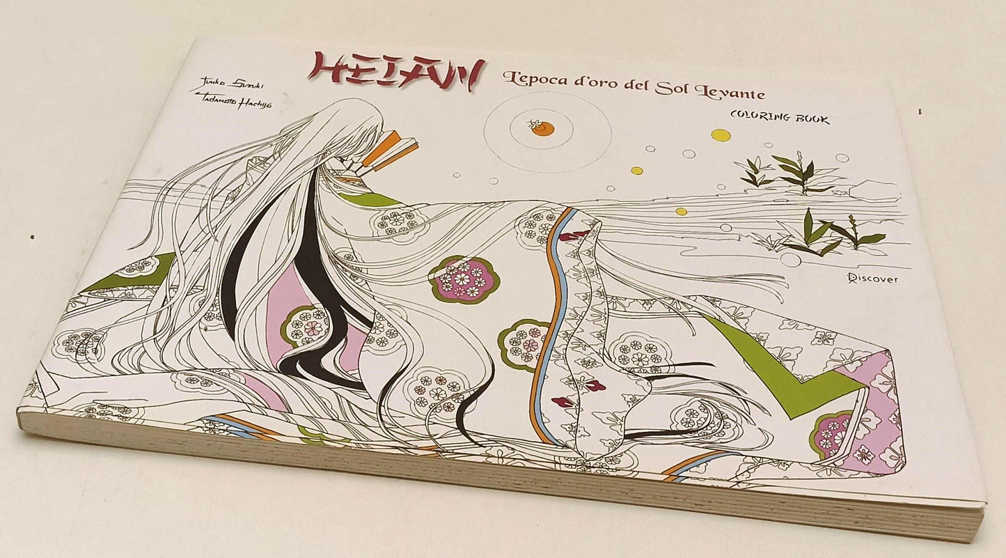 LZ- L'EPOCA D'ORO DEL SOL LEVANTE - HEIAN- WHITE STAR- COLORING BOOK- BS- YFS909