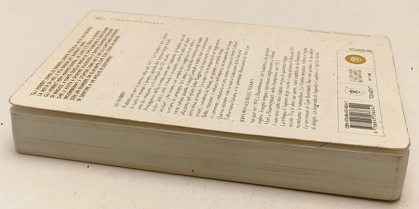 LF- LO HOBBIT illustrato da ALAN LEE - J.R.R. TOLKIEN - BOMPIANI ---- B- XFS