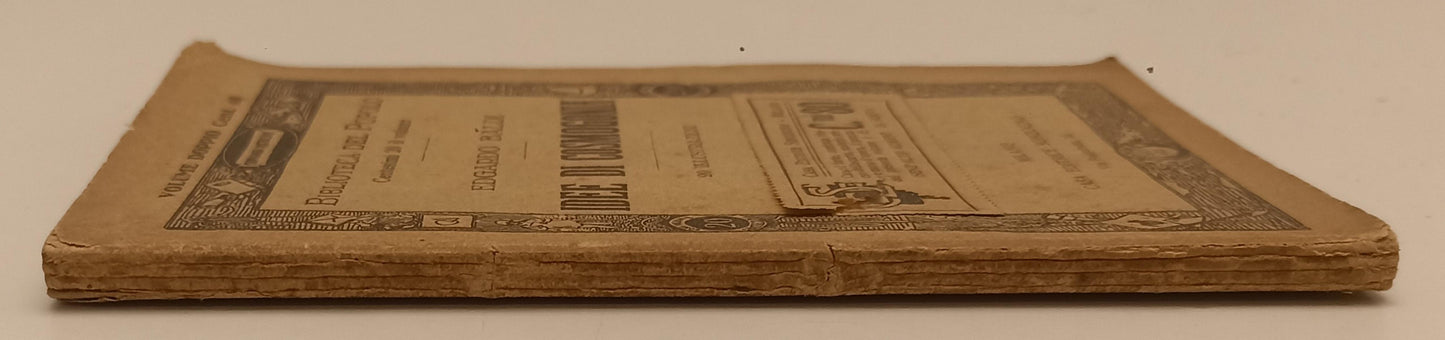LZ- IDEE DI COSMOGONIA- EDGARDO BALDI- SONZOGNO- BIBLIOTECA POPOLO- 1918-B-XFS74