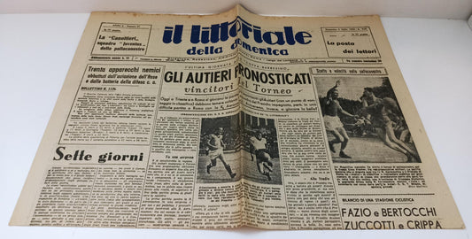 LR- GIORNALE  IL LITTORIALE DELLA DOMENICA 4 LUGLIO 1943 - A.XXI - RVSa58