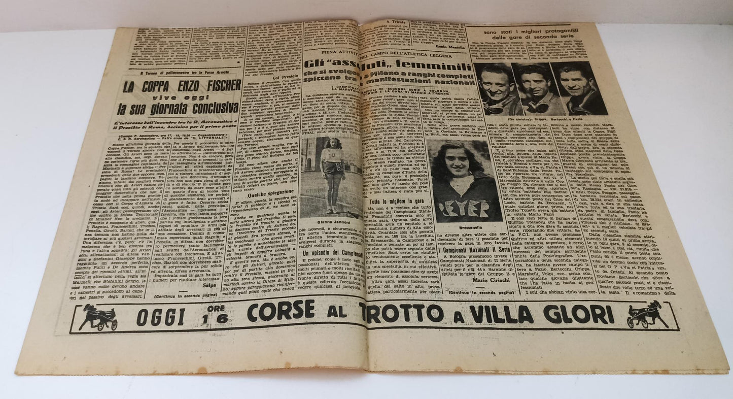 LR- GIORNALE  IL LITTORIALE DELLA DOMENICA 4 LUGLIO 1943 - A.XXI - RVSa58