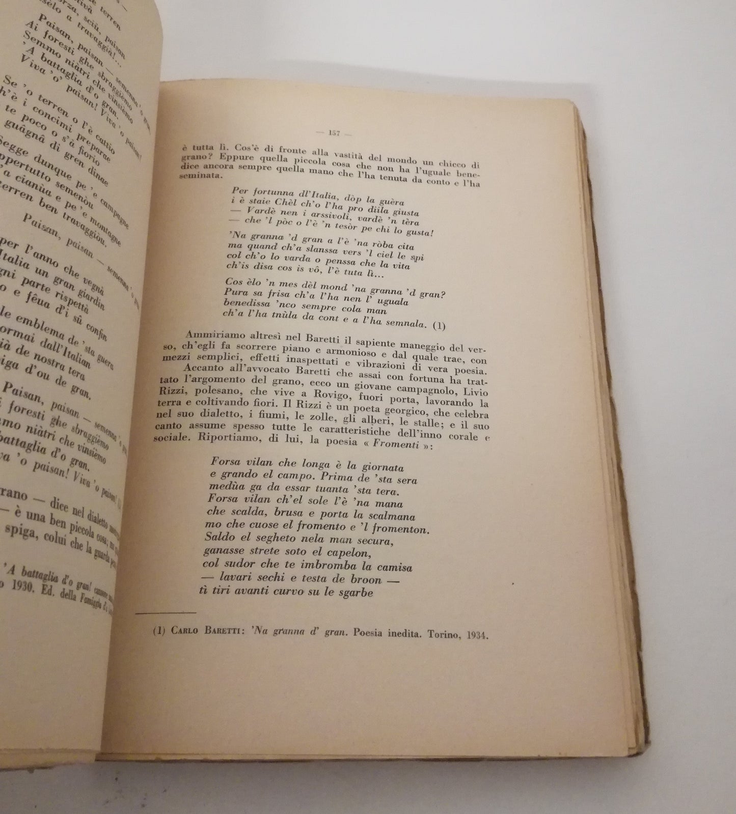 LS- DUCE FASCISMO CANTI DIALETTALI ITALIA - FICHERA MARINETTI---- 1937- B- MLT3