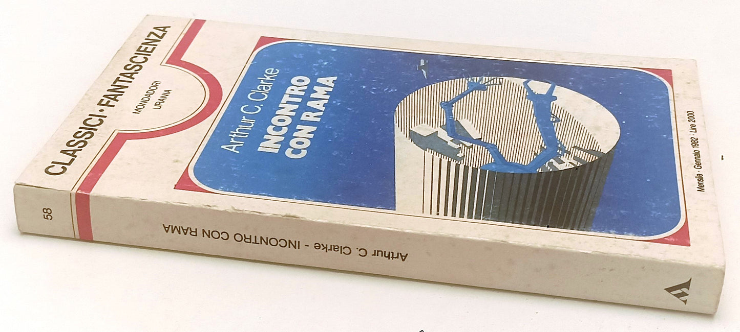 LF- INCONTRO CON RAMA - ARTHUR CLARKE - MONDADORI- CLASSICI FANTASCIENZA- B- XFS