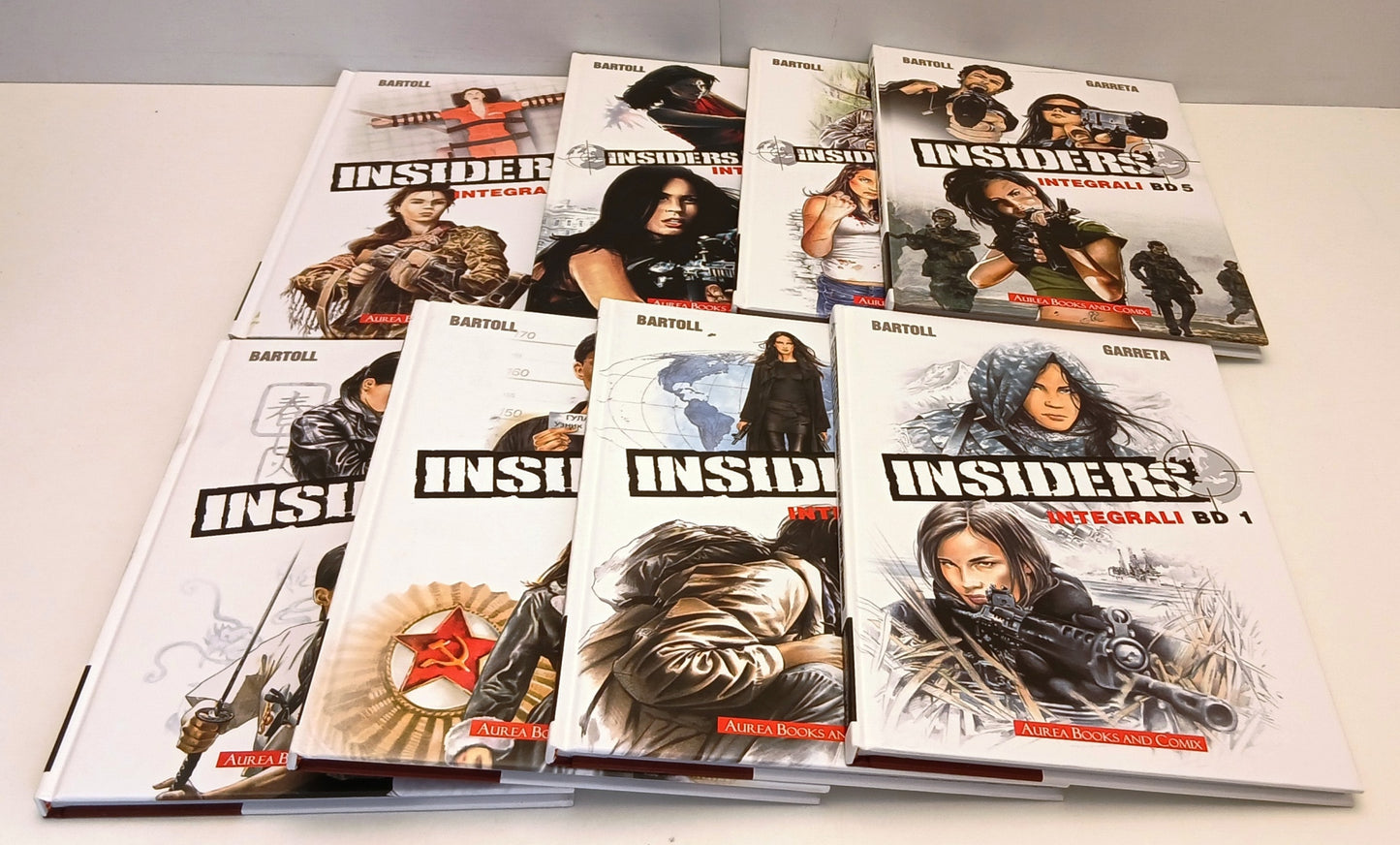 FV- INSIDERS 1/7 + VI° INTEGRALI BD - BARTOLL - AUREA BOOKS AND COMIX -- C - Z25