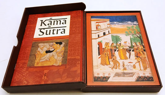 Kamasutra- Vatsyayana- L'Ippocampo- 1a ed.- libro + 40 tavole illustrate- ZFS125