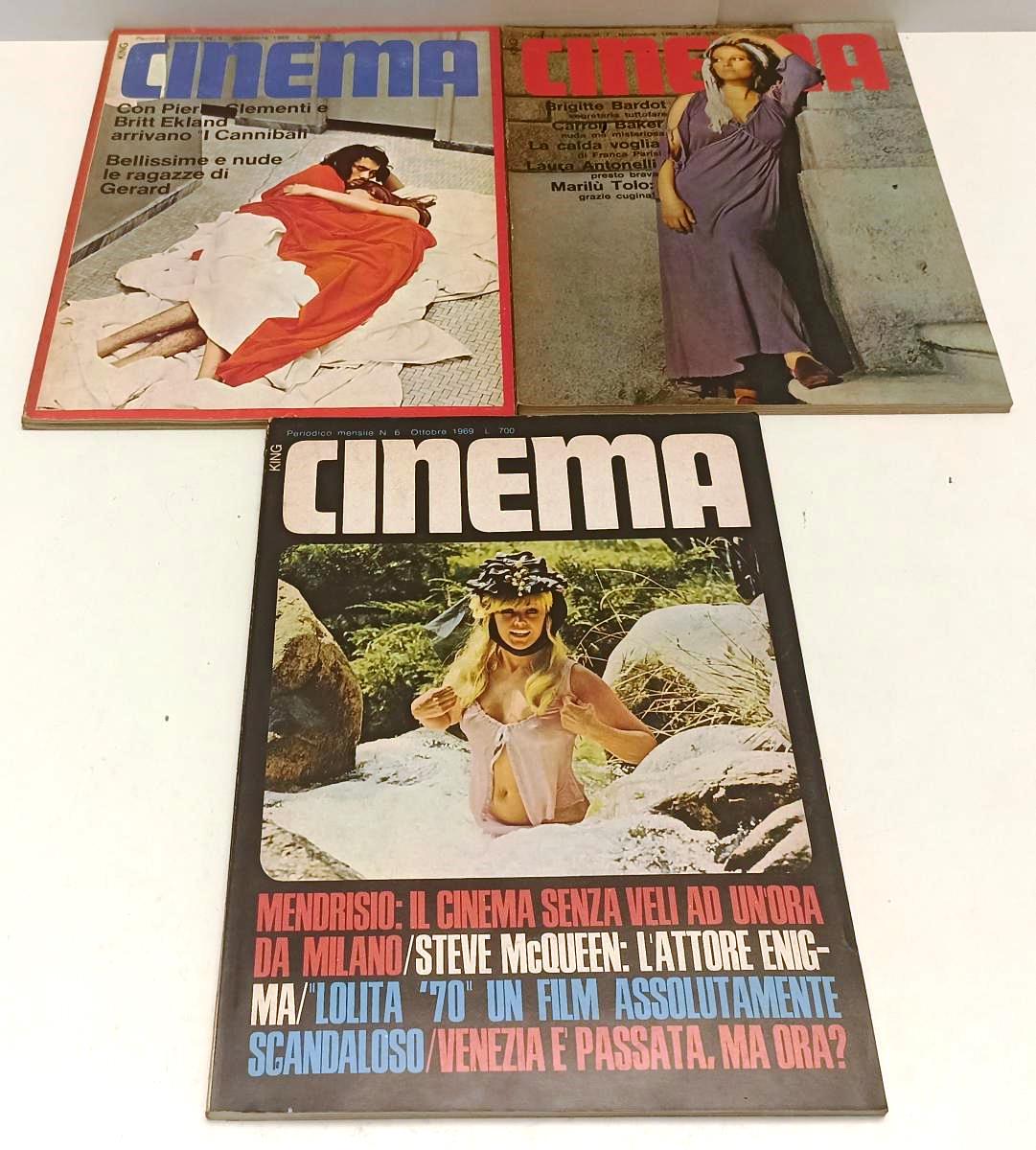 LX- RIVISTA KING CINEMA 2/7 GIUGNO/NOVEMBRE 1969 6 VOLUMI - B - YFS613