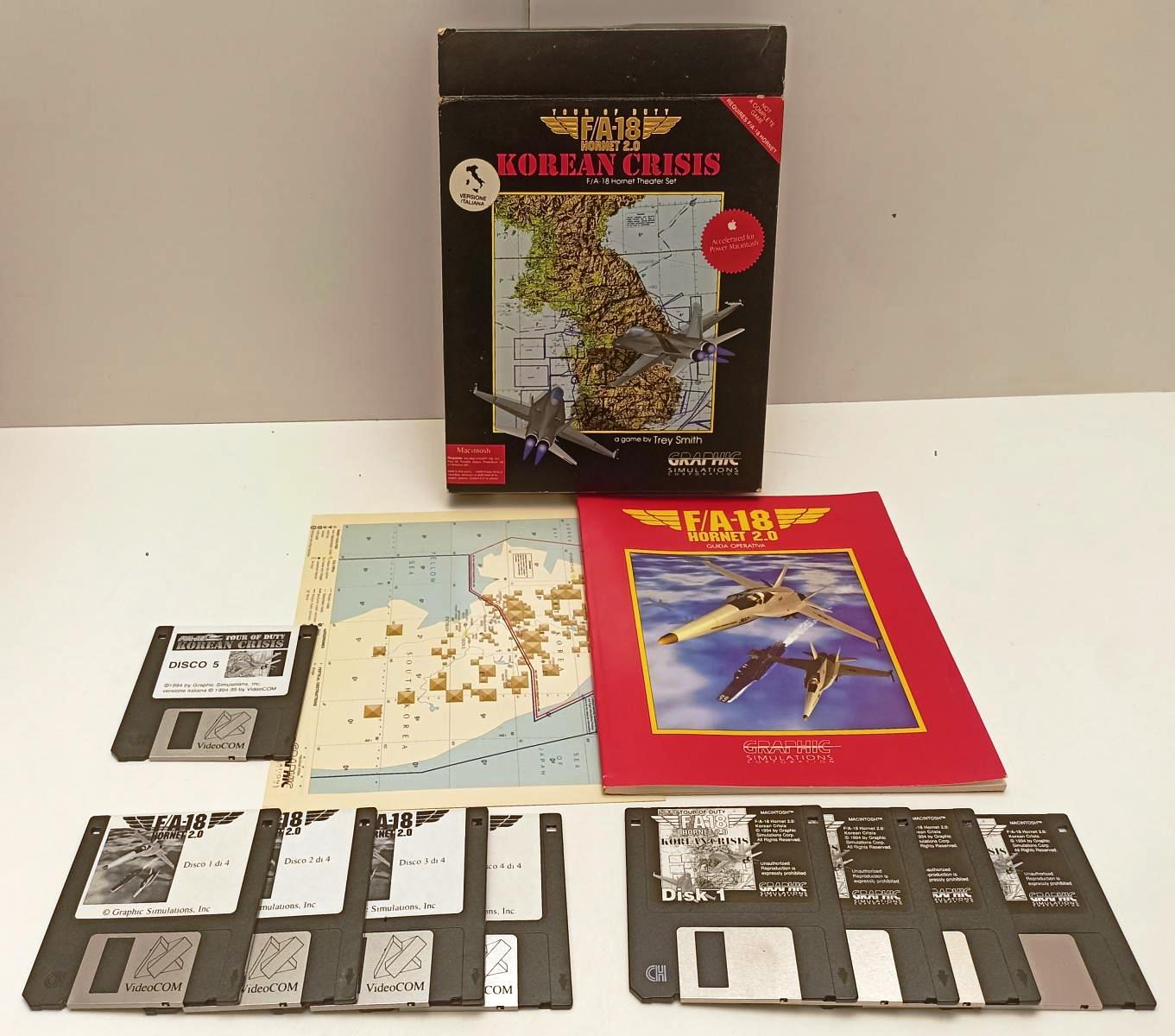 CV- TOUR OF DUTY F/A 18 HORNET 2.0 KOREAN CRISIS FLOPPY DISK- TREY SMITH- YFS537
