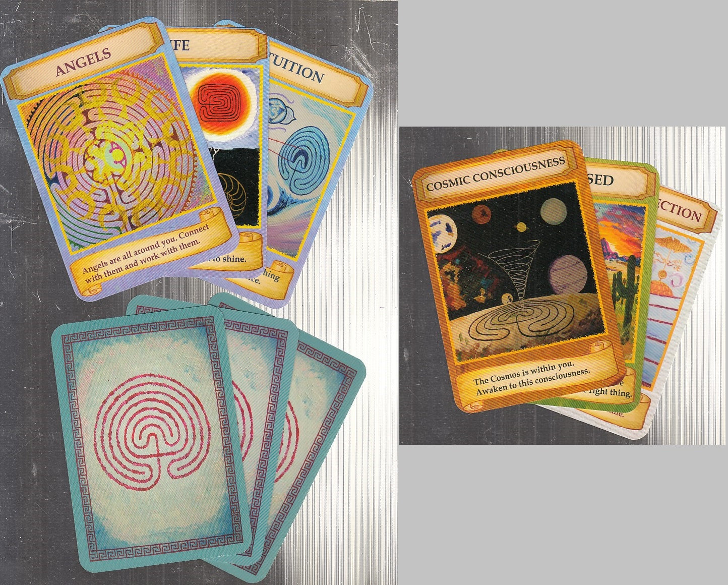 GG- GIOCO DI CARTE LABYRINTH WISDOM CARDS 48 + HANDBOOK - TONY CHRISTIE - XFS179