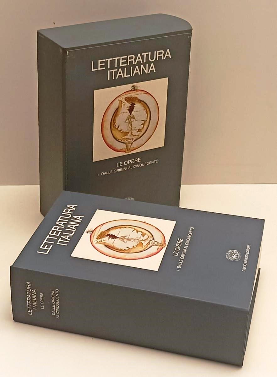 LS- LETTERATURA ITALIANA LE OPERE I DALLE ORIGINI CINQUECENTO- EINAUDI- 1992-XFS