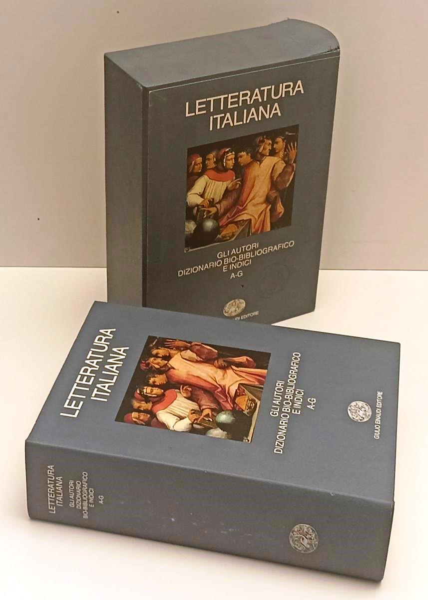 LS- LETTERATURA ITALIANA GLI AUTORI DIZIONARIO BIO-BIBLIOGRAFICO - EINAUDI - XFS