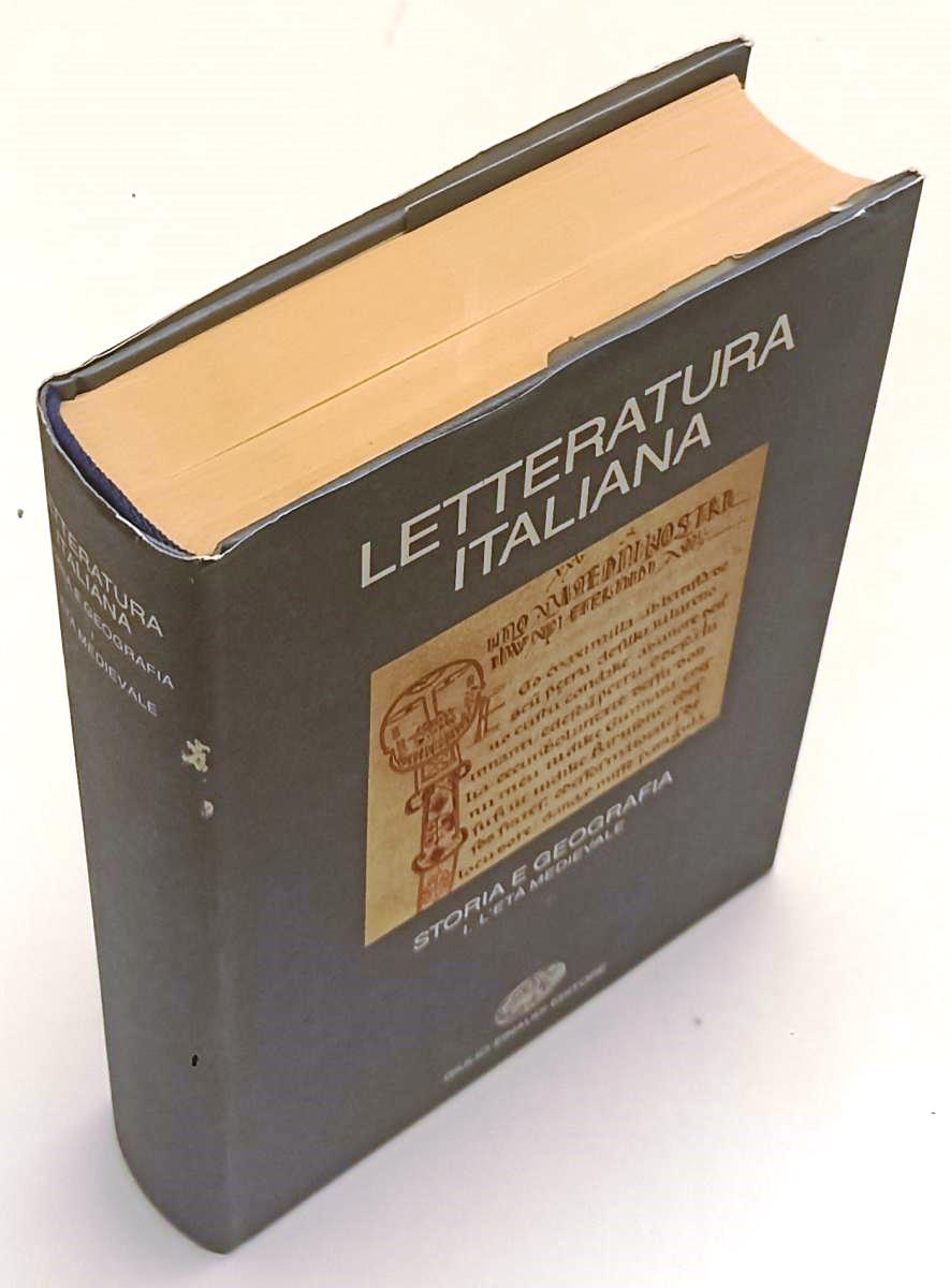 LS- LETERATURA ITALIANA STORIA E GEOGRAFIA I L'ETA' MEDIEVALE- EINAUDI- 1987-XFS