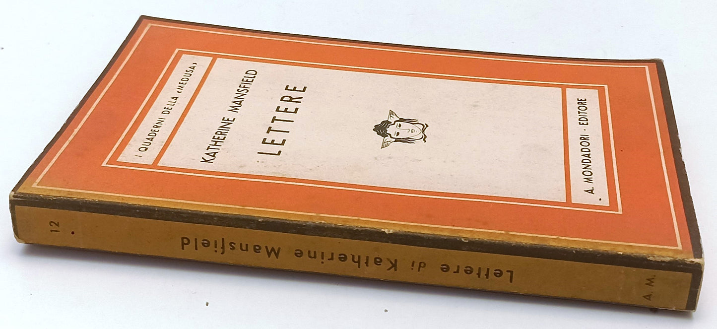 LN- LETTERE - KATHERINE MANSFIELD - MONDADORI - MEDUSA -- 1941 - B - YFS405