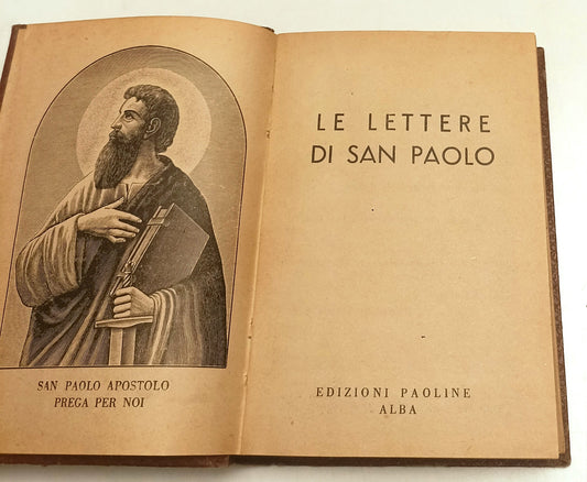 LD- LETTERE DI SAN PAOLO -- EDIZIONI PAOLINE --- 1951 - C - ZFS150