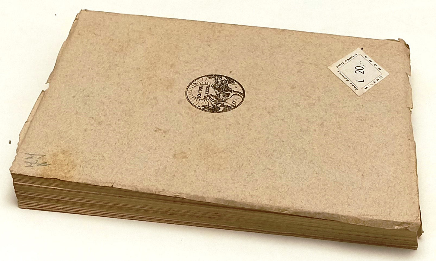 LH- L'INDICE DEI LIBRI PROIBITI III COMMENTO INDICE - CASATI - 1939 - B- XFS120