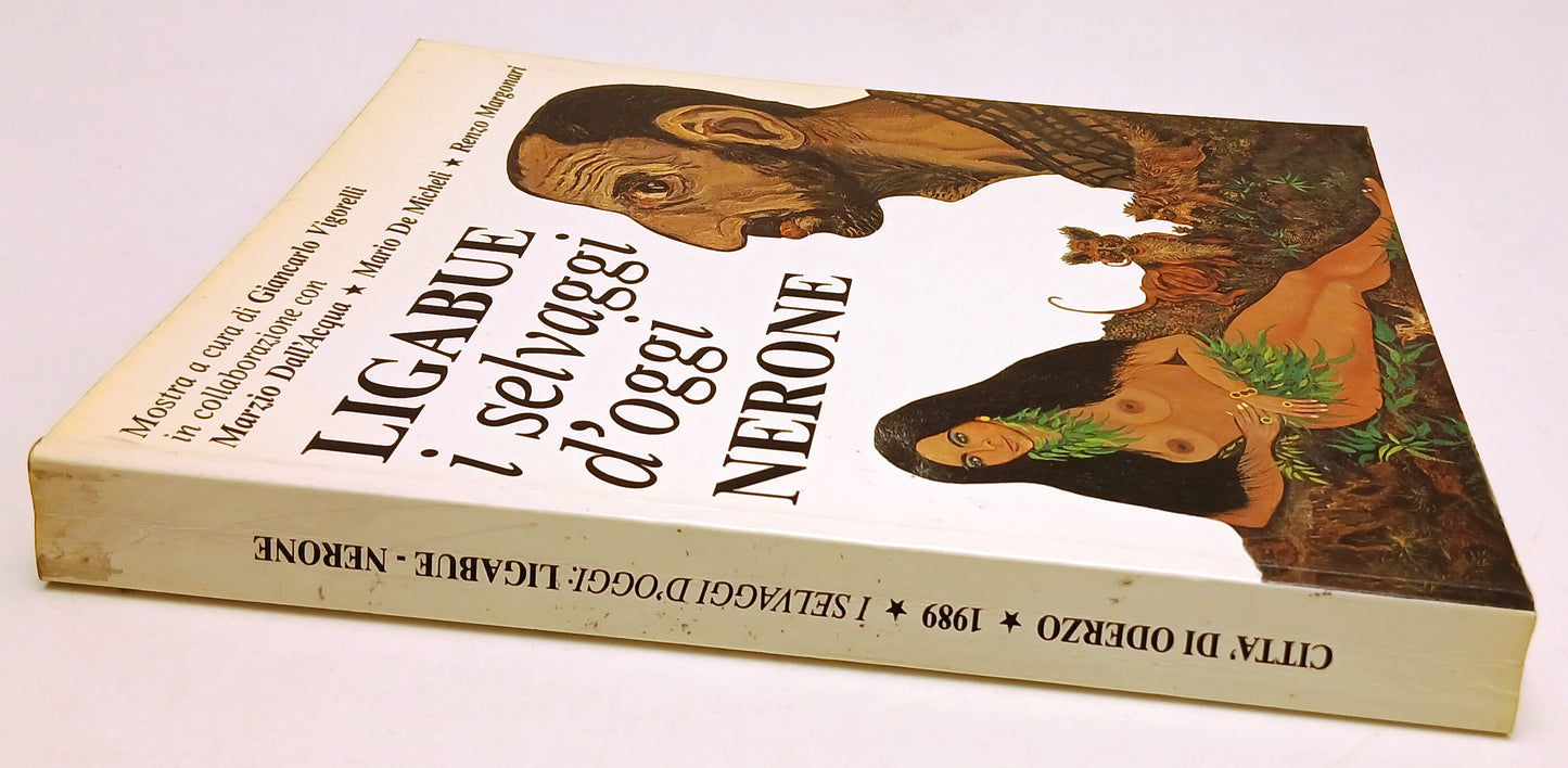 LT- LIGABUE I SELVAGGI D'OGGI NERONE CATALOGO MOSTRA - DALL'ACQUA - 1989- YFS139