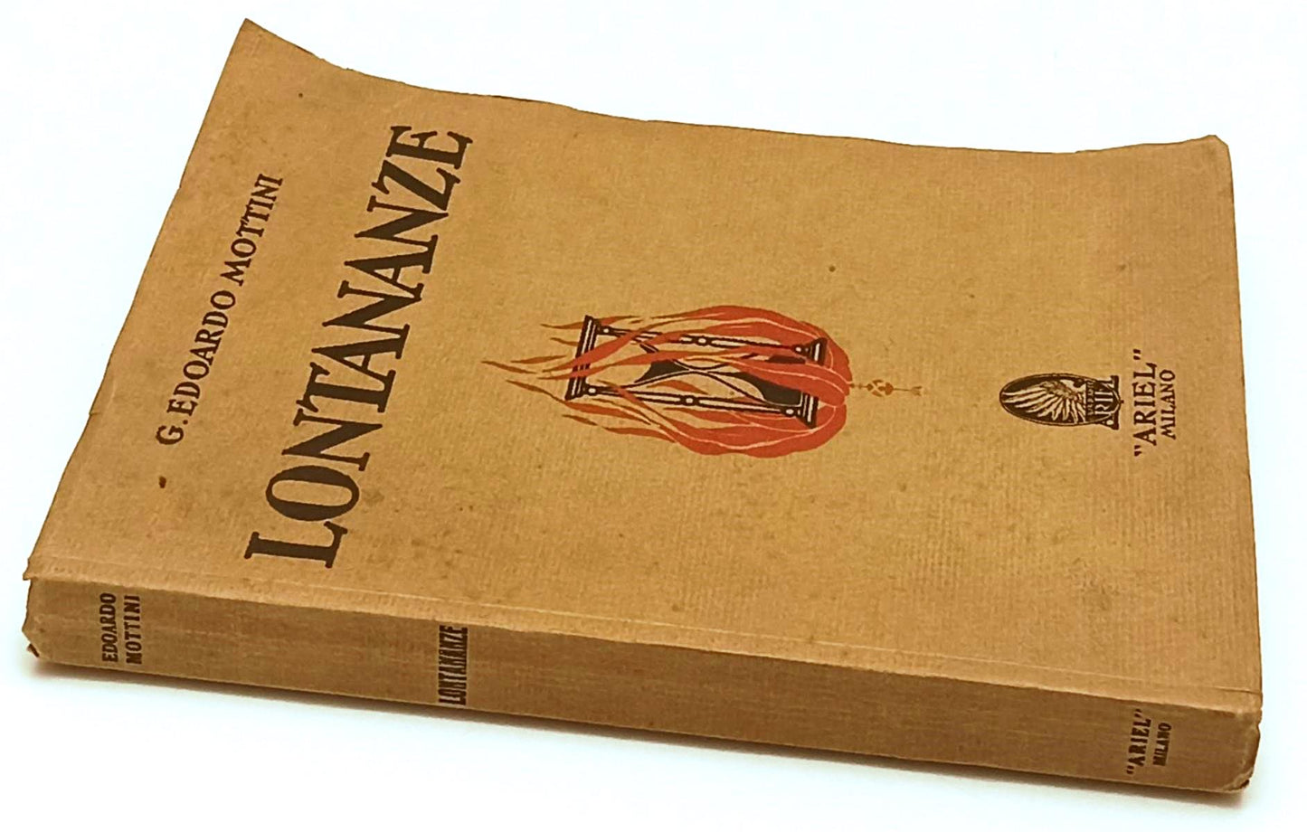 LONTANANZE 1916/1924 DEDICA AUTOGRAFA- EDOARDO MOTTINI- ARIEL- 1934-B-XFS102