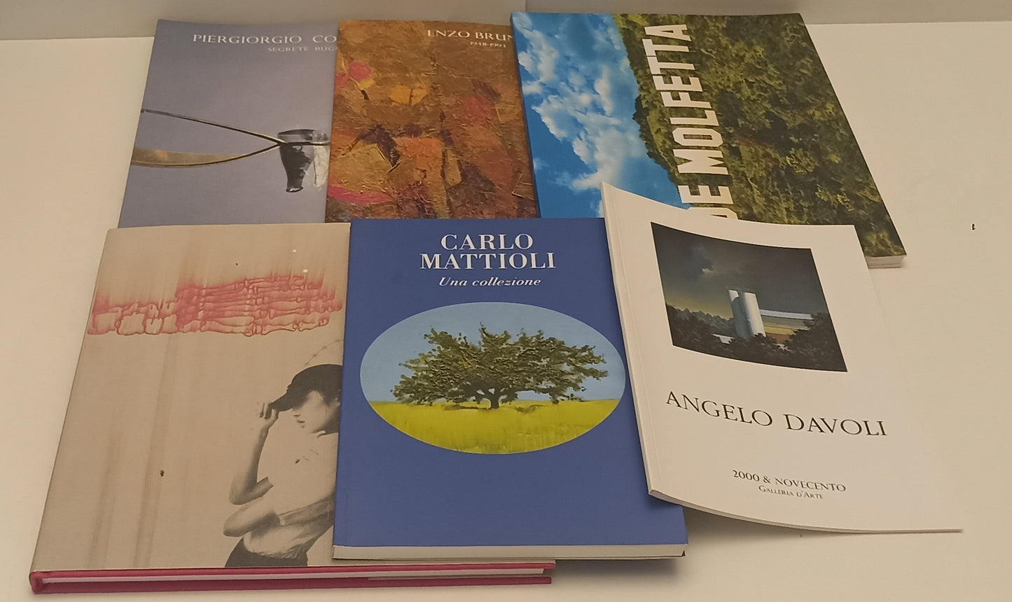 LT- LOTTO 12 CATALOGHI D'ARTE BORGHI MATTIOLI GALLIANI BRUNORI MILANI - BLCP21