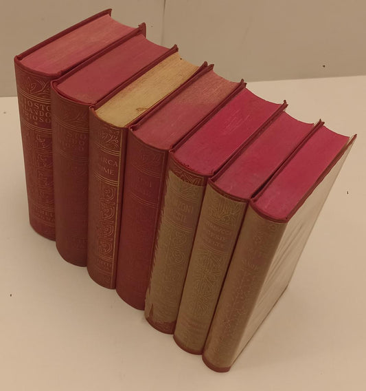 LN- LOTTO 7 VOLUMI ORLANDO FURIOSO- CARDUCCI PARINI PETRARCA- ZANICHELLI - XFS92