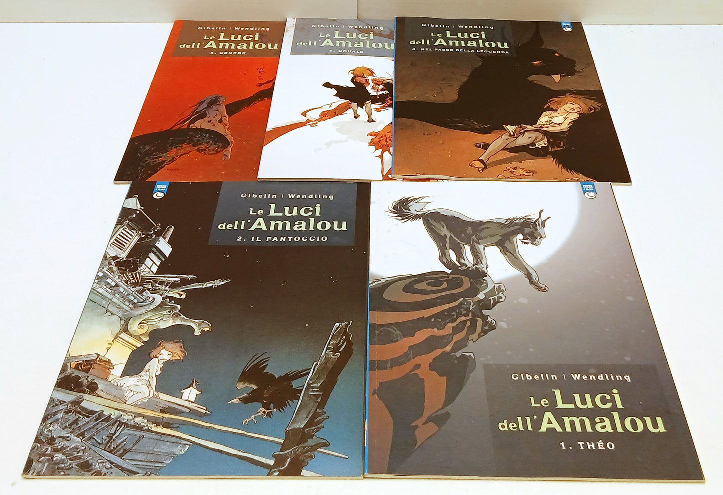 FZ- LE LUCI DELL'AMALOU 1/5 SERIE COMPLETA - GIBELIN - COSMO COLOR- 2014- B- M25