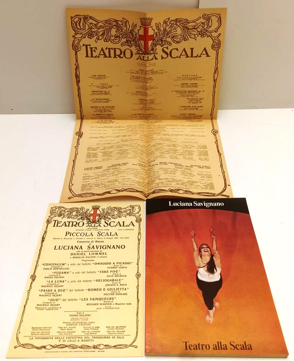 LT- TEATRO ALLA SCALA STAGIONE 1979/80 LUCIANA SAVIGNANO - B - YFS977