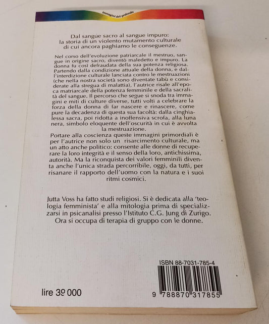 LZ- LA LUNA NERA SIMBOLOGIA CICLO FEMMINILE - JUTTA VOSS- RED--- 1996- B- XFS142