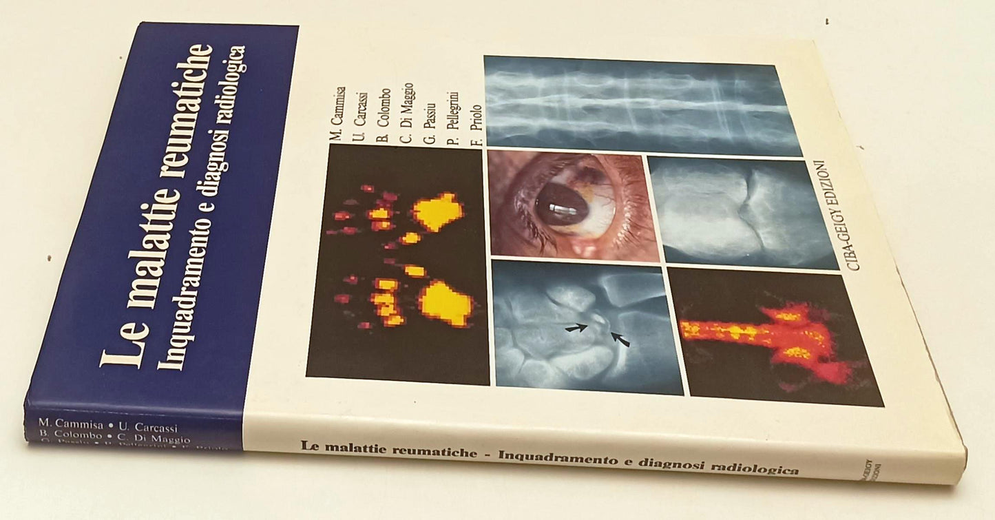 LQ- LE MALATTIE REUMATICHE DIAGNOSI RADILOGICA -- CIBA GEIGY--- 1988- CS- YFS555