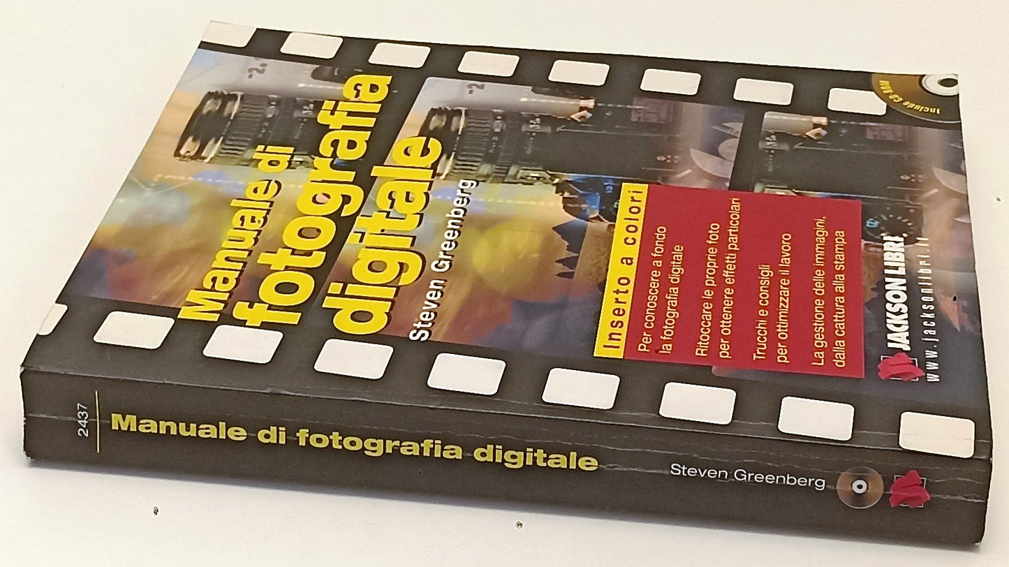 LZ- MANUALE DI FOTOGRAFIA DIGITALE + CD-ROM- GREENBERG- JACKSON--2000- B- YFS646