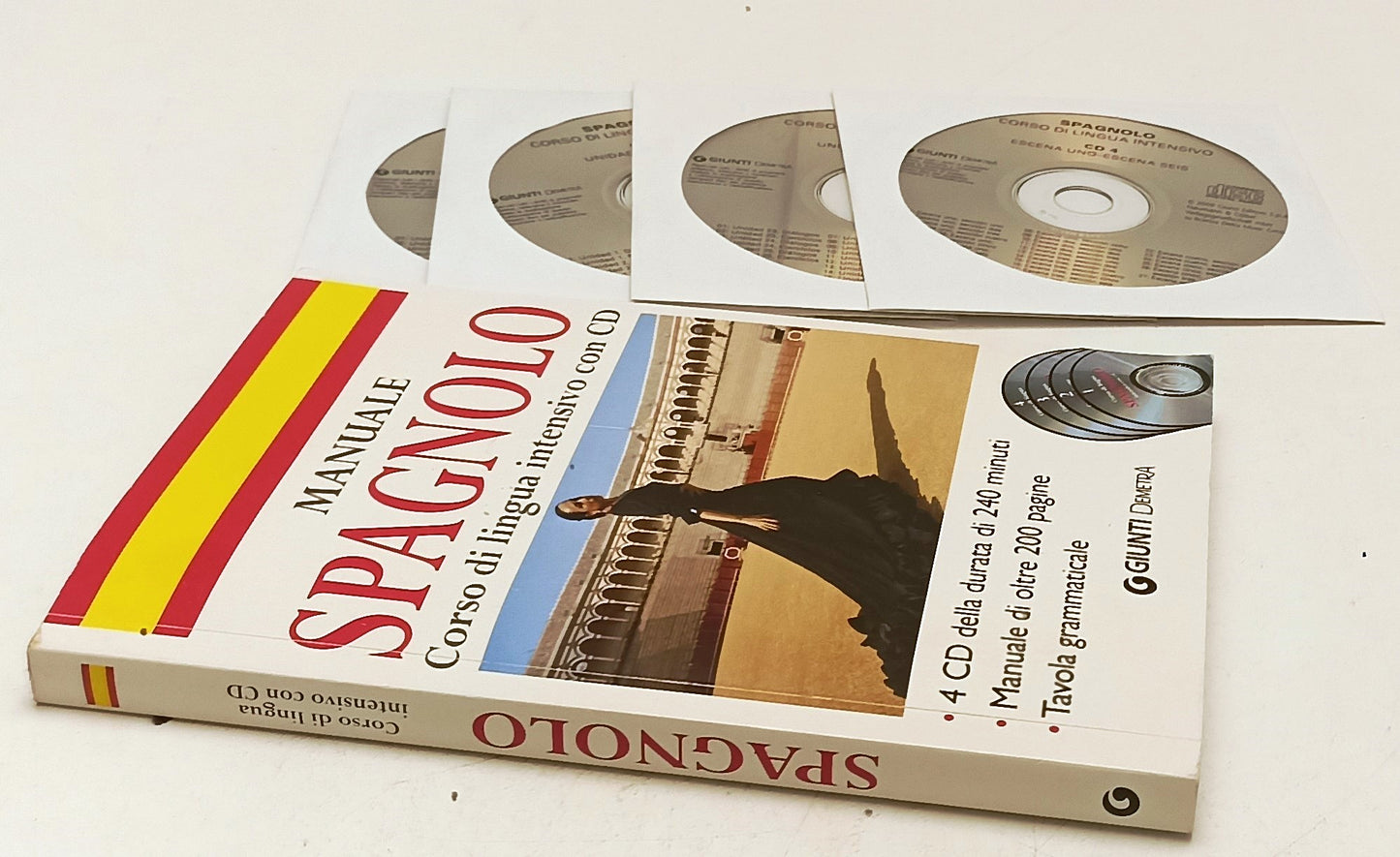 LZ- MANUALE SPAGNOLO CORSO LINGUA INTENSIVA 4 CD - GIUNTI DEMETRA - 2009- YFS625