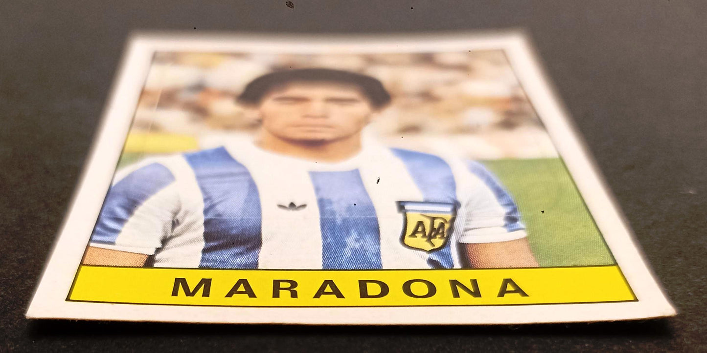 SOCCER CARD - CALCIATORI PANINI 1979/80 312 DIEGO MARADONA - VERY RARE ROOKIE