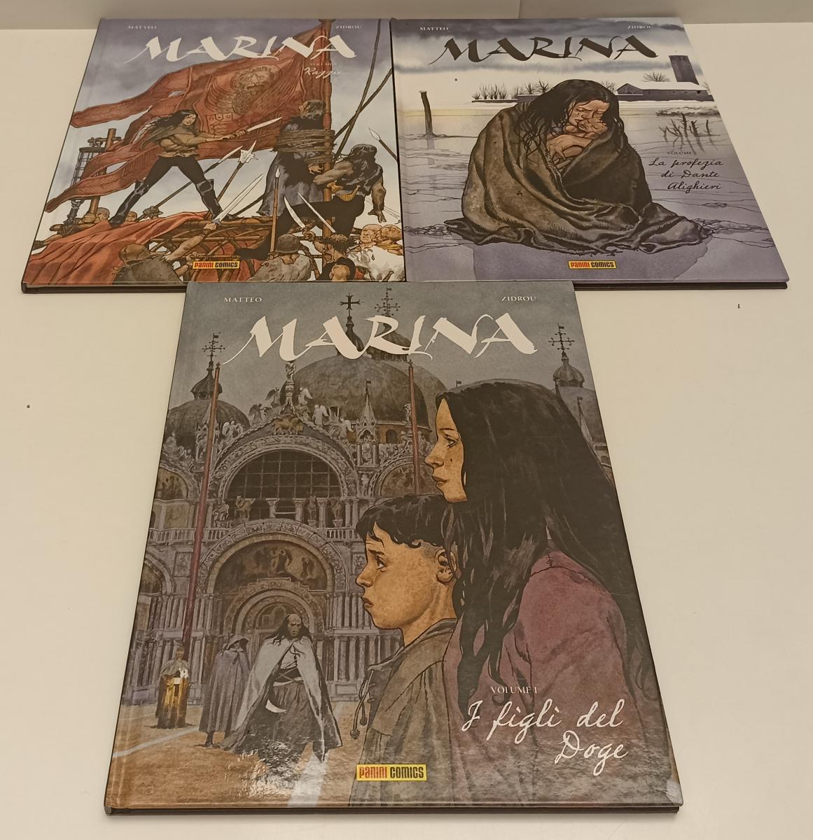 FV- MARINA VOLUMI 1/3 FIIGLI DEL DOGE RAZZIE - MATTEO ZIDROU - PANINI-- C- B24