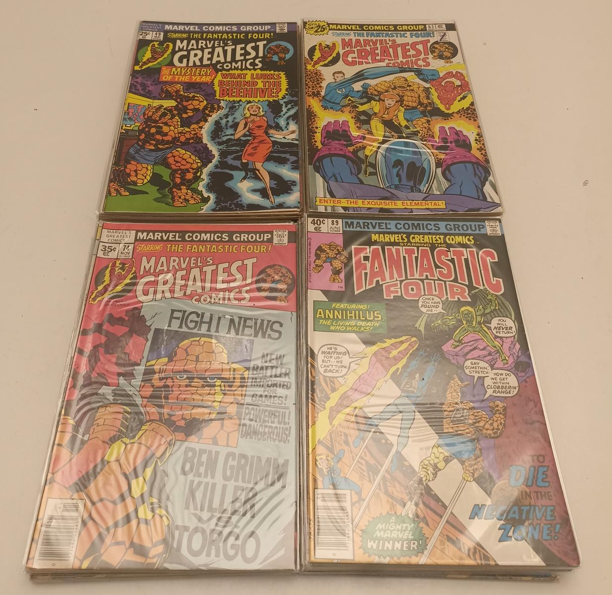 FL- MARVEL COLLECTORS' ITEM CLASSICS GREATEST COMICS 1/96 - JACK KIRBY - B25