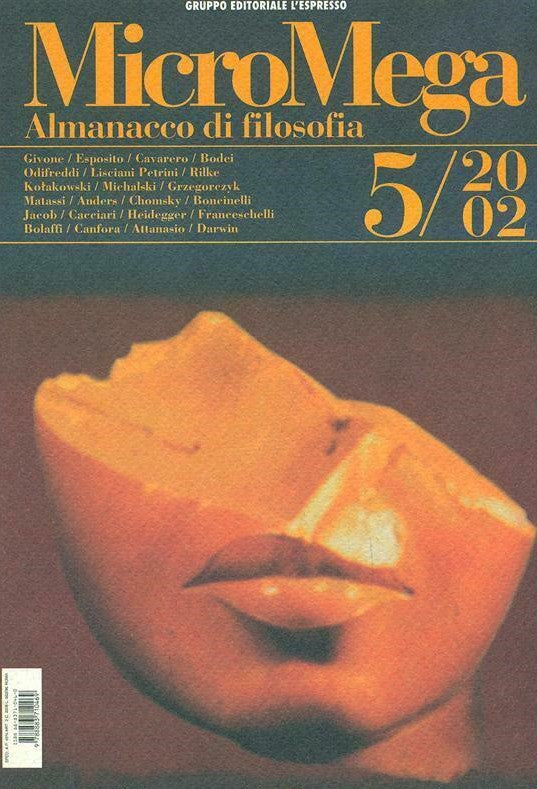 LS- MICROMEGA 5/2002 ALMANACCO DI FILOSOFIA -- L'ESPRESSO --- 2002 - B - ZFS287