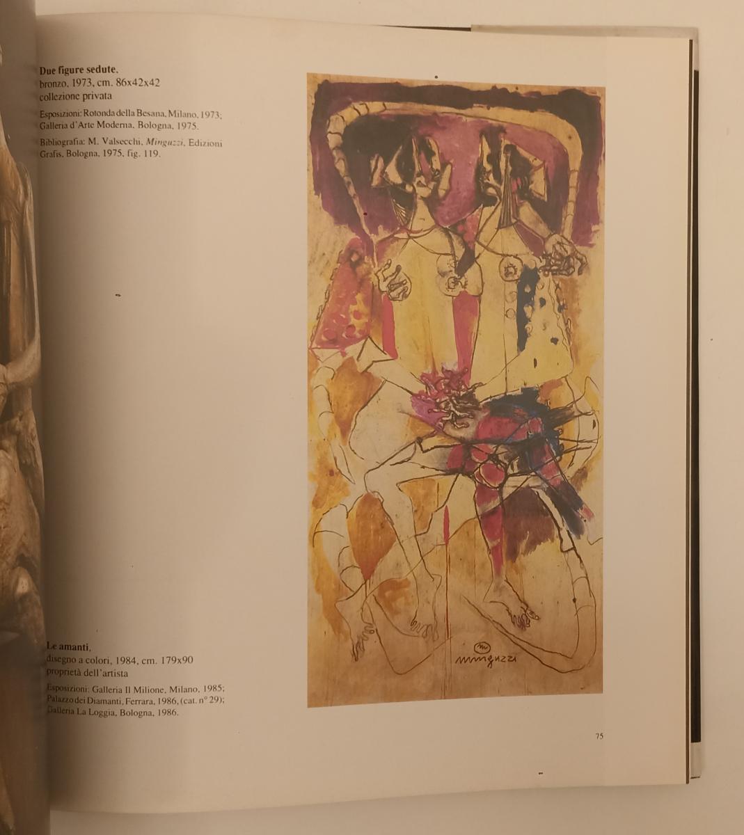 LT- MINGUZZI CASTELLO SFORZESCO SCULTURE DISEGNI- L'AGRIFOGLIO- 1992- CS- XFS175