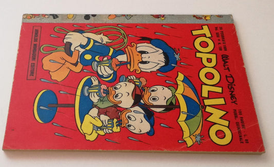 FD- TOPOLINO N.133 LIBRETTO NO BOLLINO -- DISNEY MONDADORI - 1956 - B - GBX