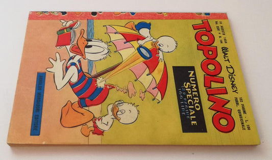 FD- TOPOLINO N.144 LIBRETTO NO BOLLINO -- DISNEY MONDADORI - 1956 - B - GBX