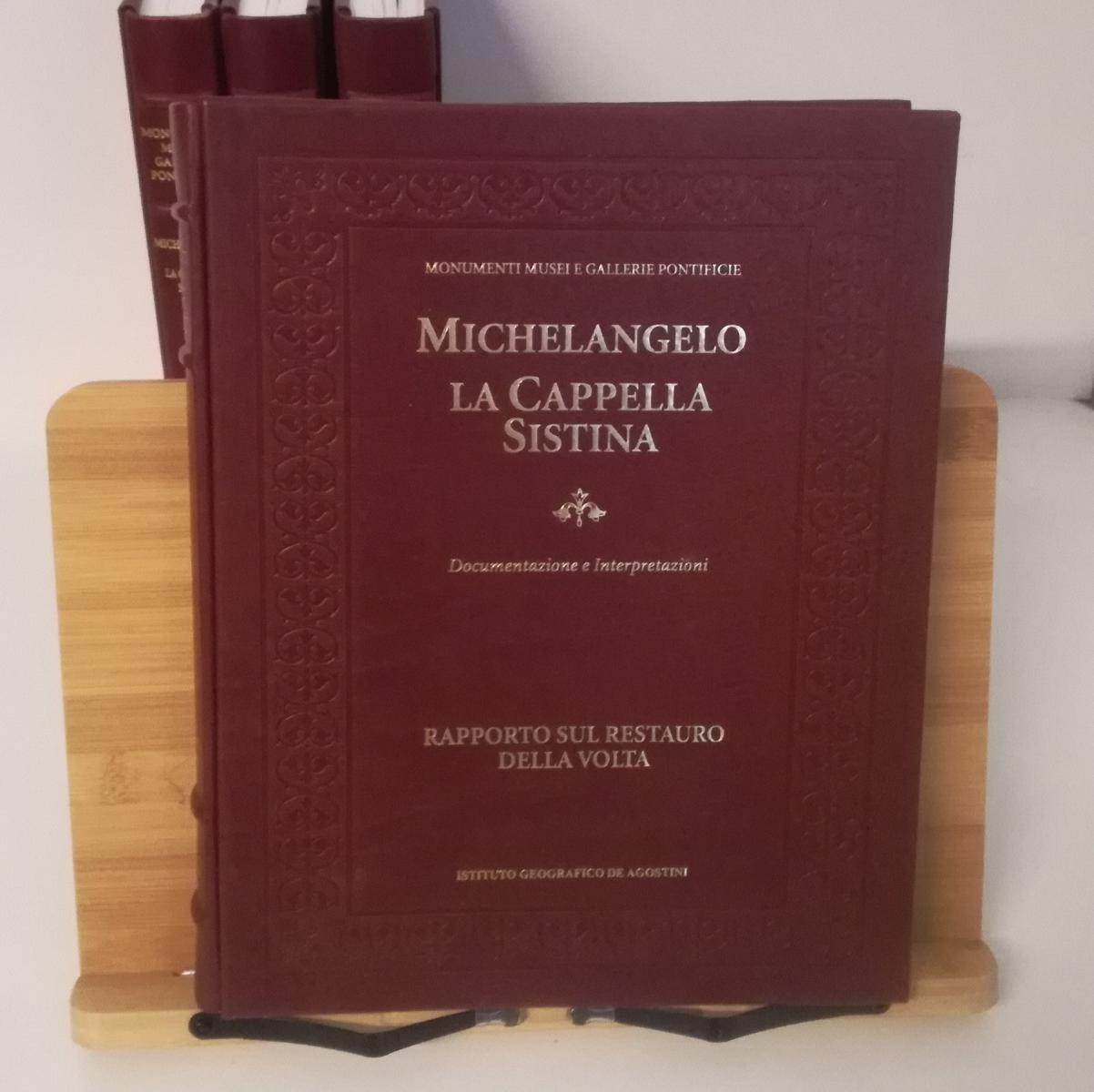 LT- MICHELANGELO LA CAPPELLA SISTINA -- MUSEI VATICANI DE AGOSTINI---2002 - C - ZDS