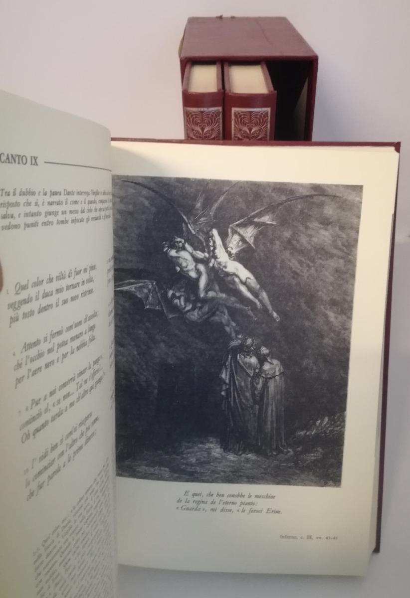 LN- LA DIVINA COMMEDIA 3 VOLUMI COFANETTO DORE' - DANTE - EUROPEAN ---1987 - C - YDS999