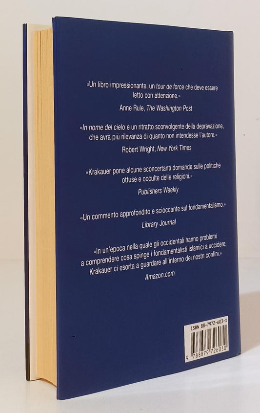 LG- IN NOME DEL CIELO - JON KRAKAUER - CORBACCIO --- 2003 - CS - XFS127