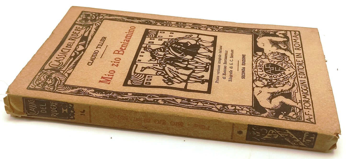 MIO ZIO BENIAMINO- CLAUDIO TILLIER- FORMIGGINI- CLASSICI RIDERE- 1922-YFS375