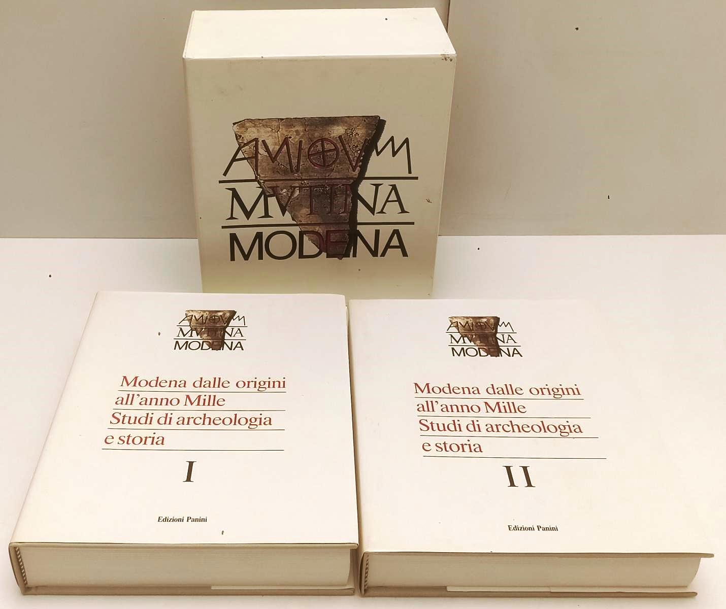 LS- MODENA DALLE ORIGINI ALL'ANNO MILLE ARCHEOLOGIA 1/2 - PANINI - 19688- YFS831