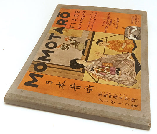 LB- MOMOTARO FIABE GIAPPONESI - RIVETTA TODDI D'ANGARA - HOEPLI --- 1940- C- RGZ