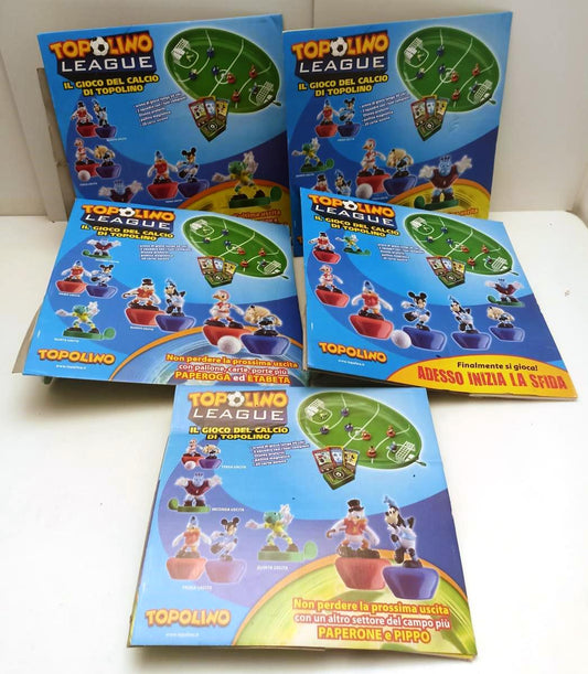 FD- GADGET LEAGUE GIOCO CALCIO TOPOLINO 2840 2841 2842 2843 2844 BLISTERATI- B25