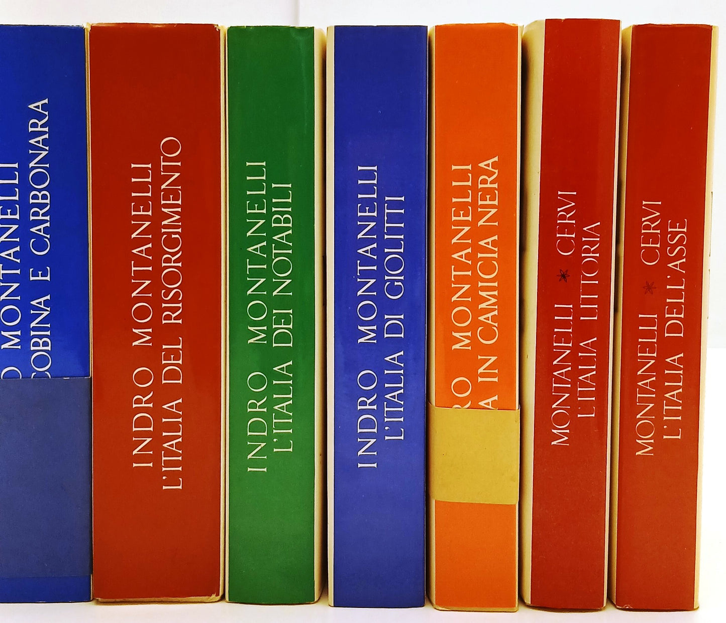 LS- LOTTO STORIA D'ITALIA 13 VOLUMI- MONTANELLI GERVASO CERVI- RIZZOLI-BS-BLCP93