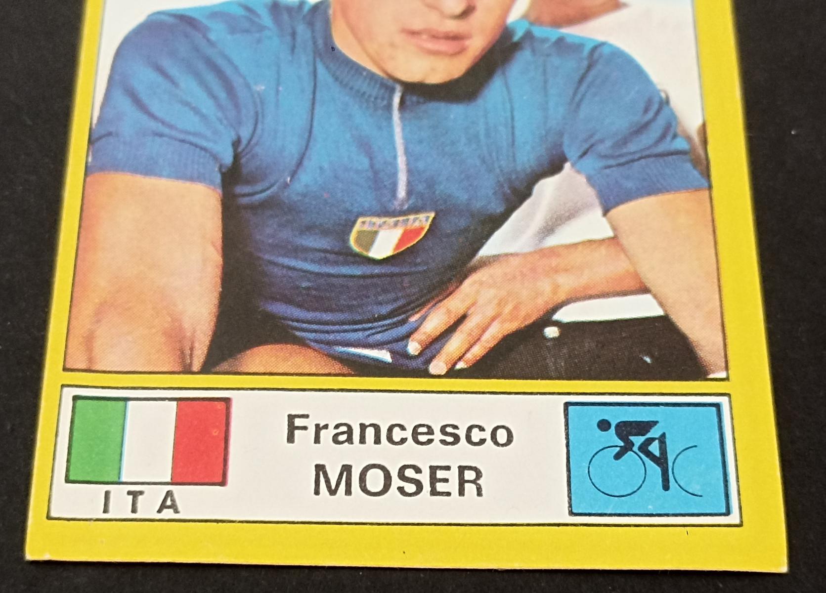 CYCLING CARD - PANINI - MUNCHEN 1972 - FRANCESCO MOSER ROOKIE - #260 - MINT