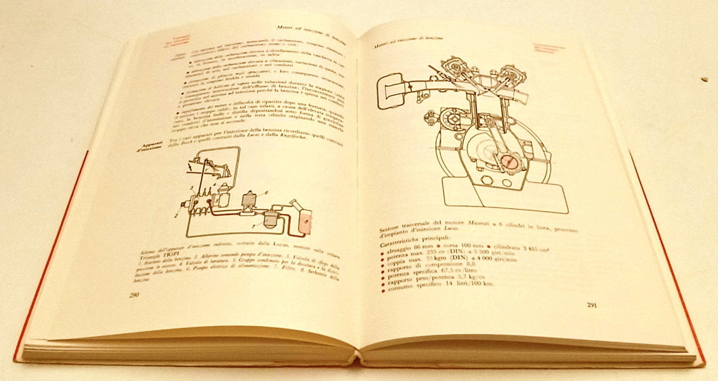 LZ- IL MOTORE VOL.1-- HOEPLI- CORSO DI TECNICA AUTOMOBILISTICA-- 1983- B- YFS503