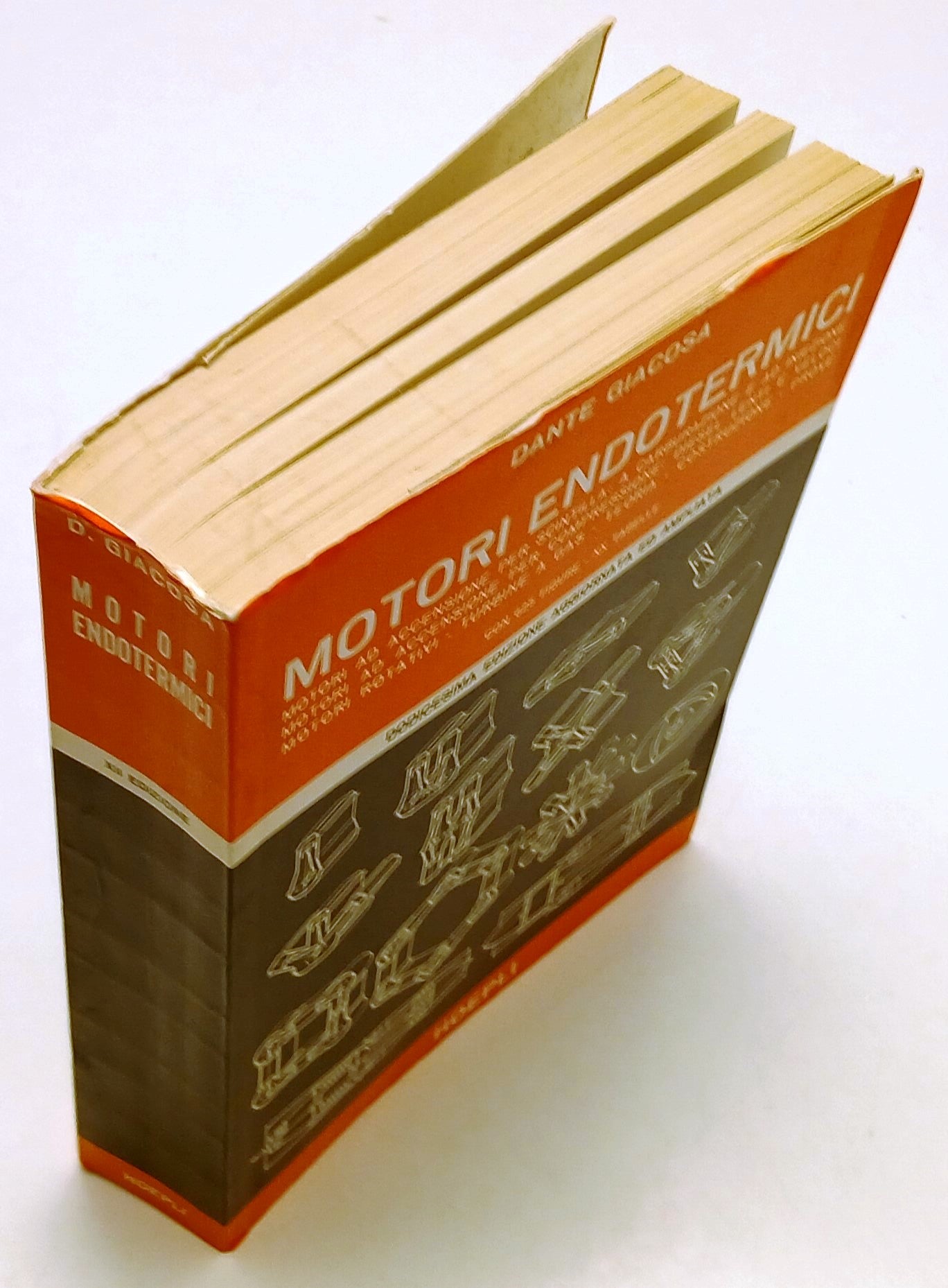 LZ- MOTORI ENDOTERMICI FIGURE TABELLE - DANTE GIACOSA- HOEPLI--- 1975- B- XFS206