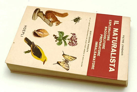 LZ- IL NATURALISTA - PIETRO ZANGHERI - HOEPLI - MANUALE - 6a ED. - 1976 - B- XFS