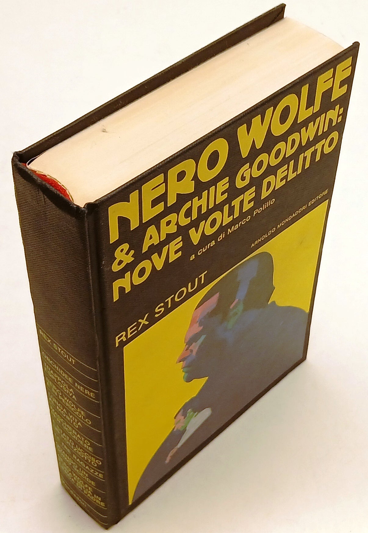 LG- NERO WOLFE ARCHIE GOODWIN NOVE VOLTE DELITTO- REX STOUT- MONDADORI- 1984- C- XFS