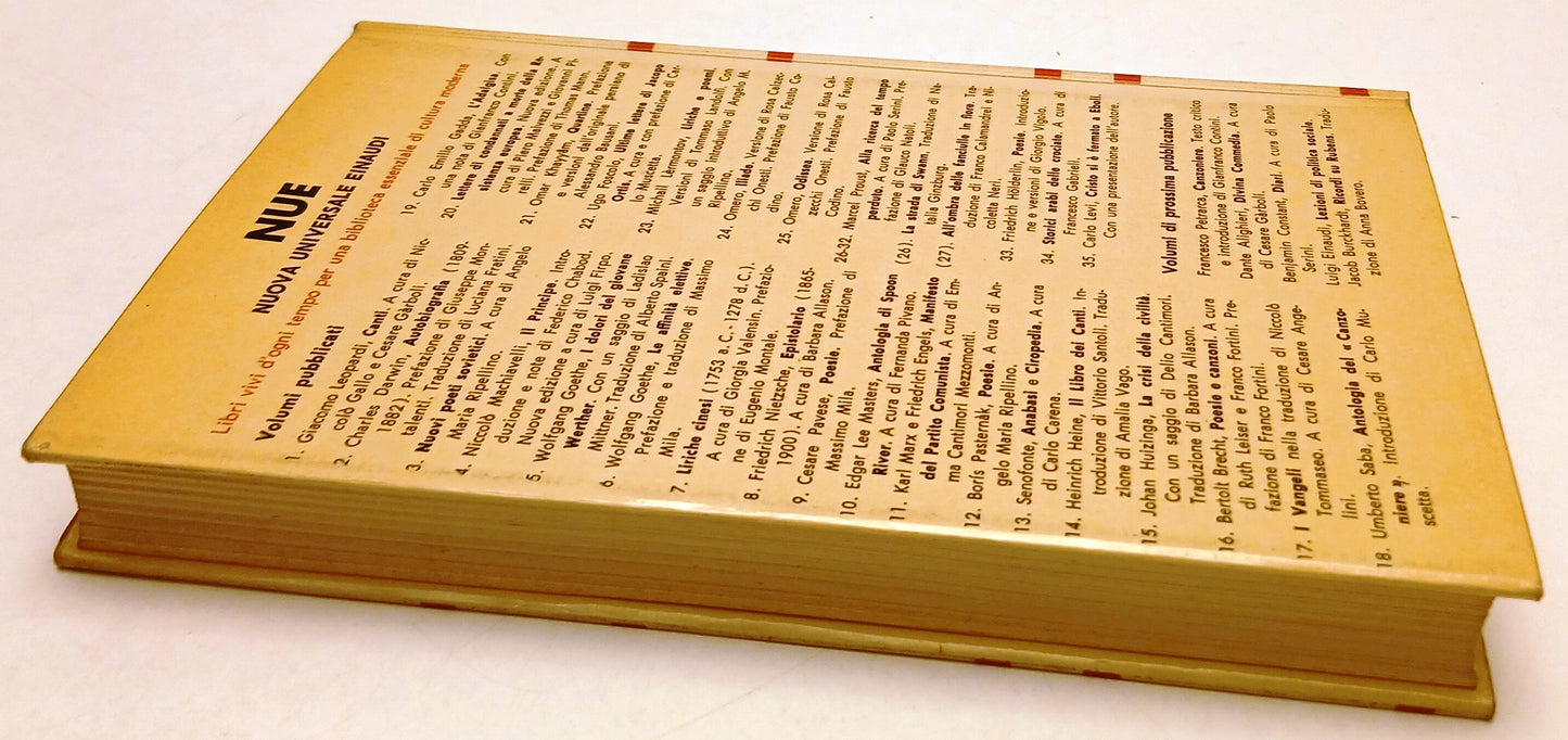 LN- NUOVI POETI SOVIETICI -- EINAUDI - NUOVA UNIVERSALE NUE --- CS - XFS